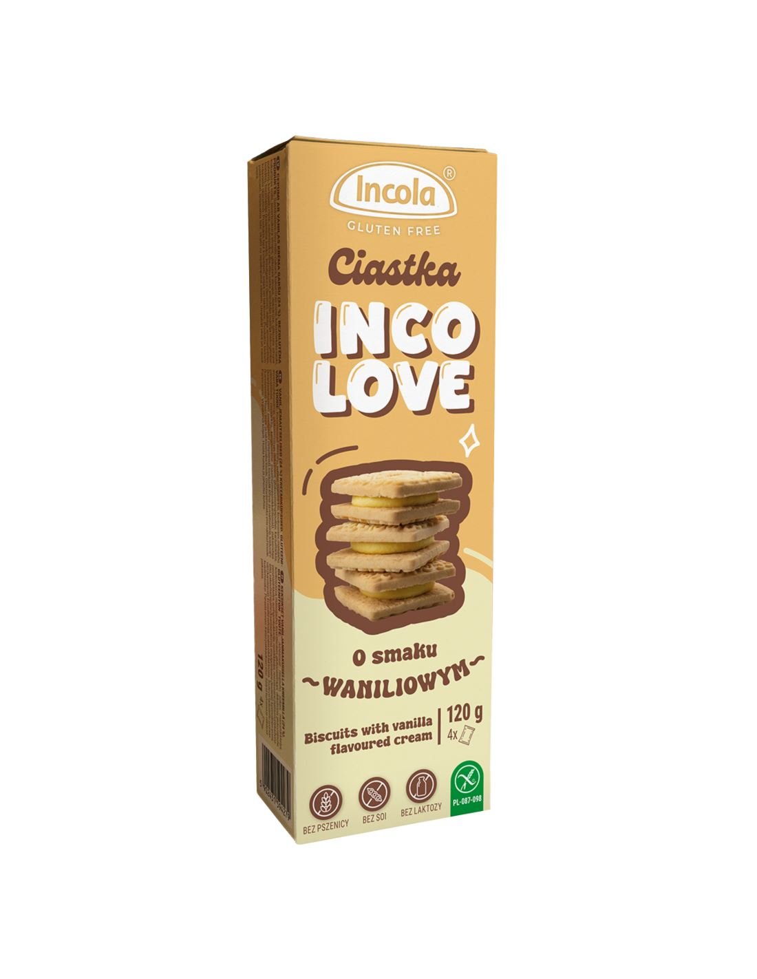 Μπισκότα Βανίλιας Χωρίς Γλουτένη - Incola - Foodie's Art Gluten Free Bakery Ε.Ε.