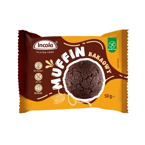 Muffin Σοκολάτας χωρίς Γλουτένη - Incola - Foodie's Art Gluten Free Bakery Ε.Ε.